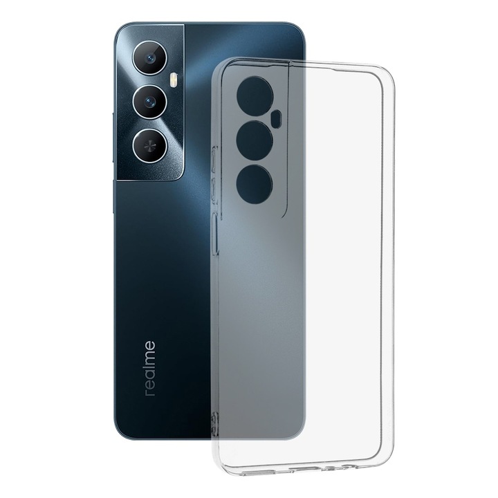 Кейс за Realme C65 - Clear Silicone - Прозрачен