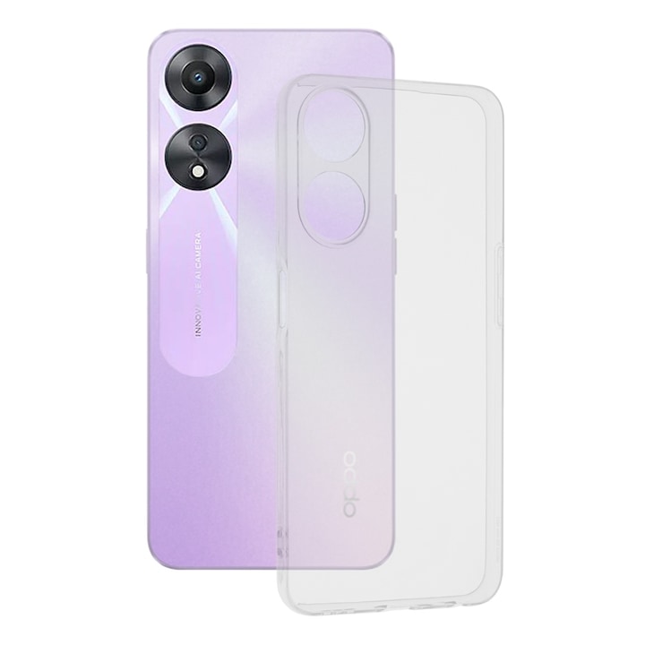 ΠΠ΅ΠΉΡ Π·Π° Oppo A58 5G / A78 5G - Clear Silicone - ΠΡΠΎΠ·ΡΠ°ΡΠ΅Π½