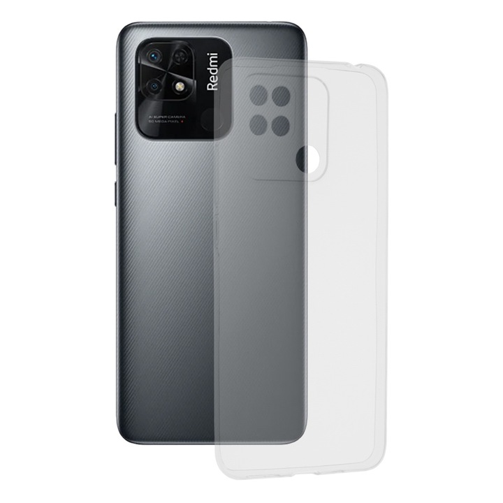 Кейс за Xiaomi Redmi 10C - Clear Silicone - Прозрачен