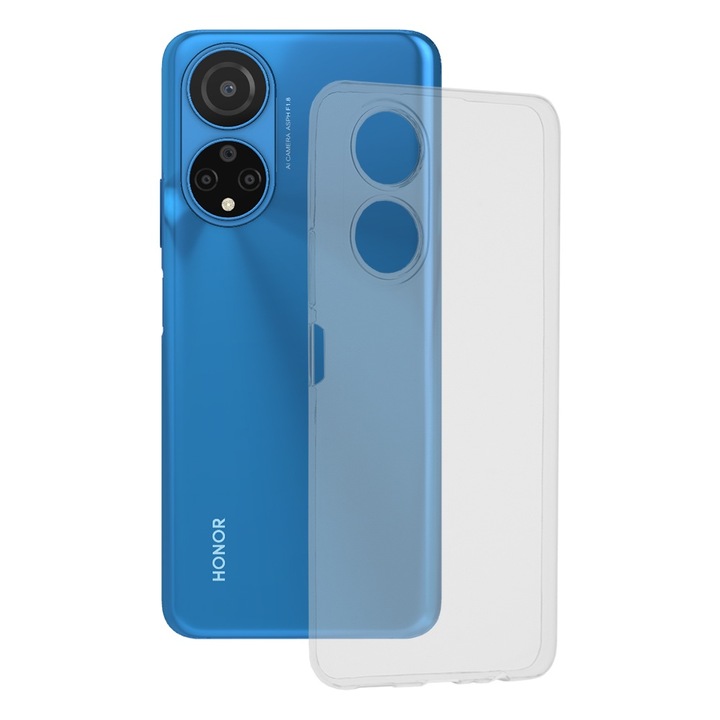 Кейс за Honor X7 - Clear Silicone - Прозрачен