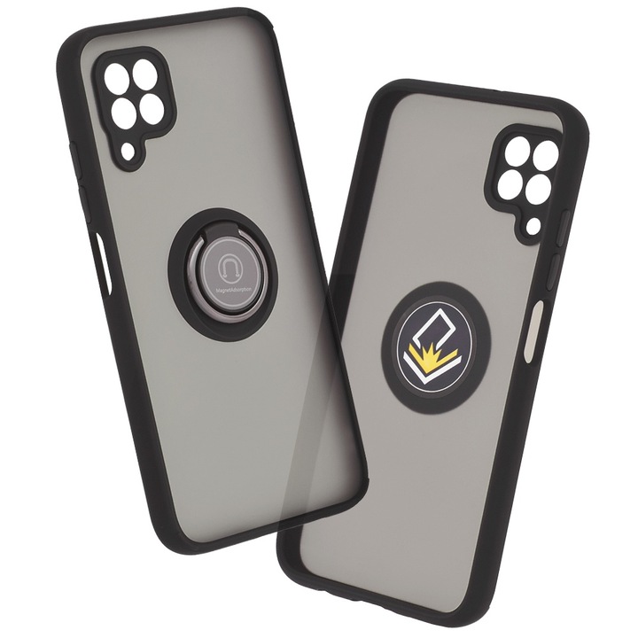 Husa Cu Grad Ridicat de Protectie pentru Huawei P40 Lite, AIR, V44, Metal, Intense Dark