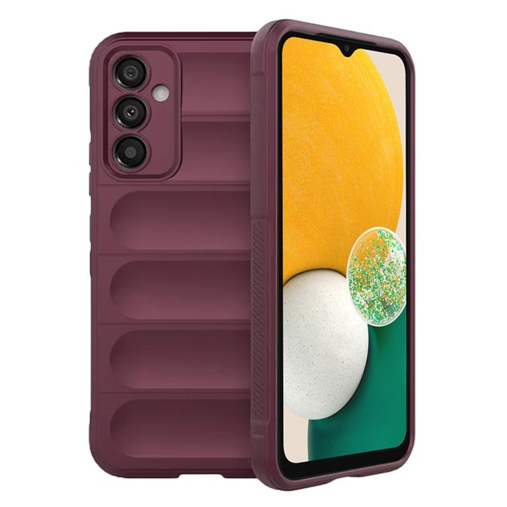 Védőtok Samsung Galaxy A13 5G/A04S, Cipsir Safe, Magic Shield, C73, hőre lágyuló, bordeaux