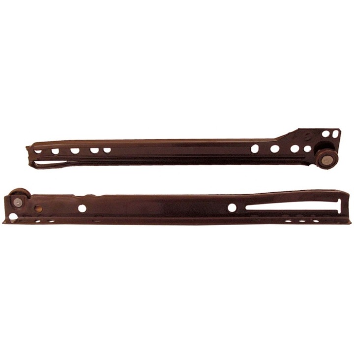 Glisiere pentru sertare, maro, 450 mm, set 2 bucati