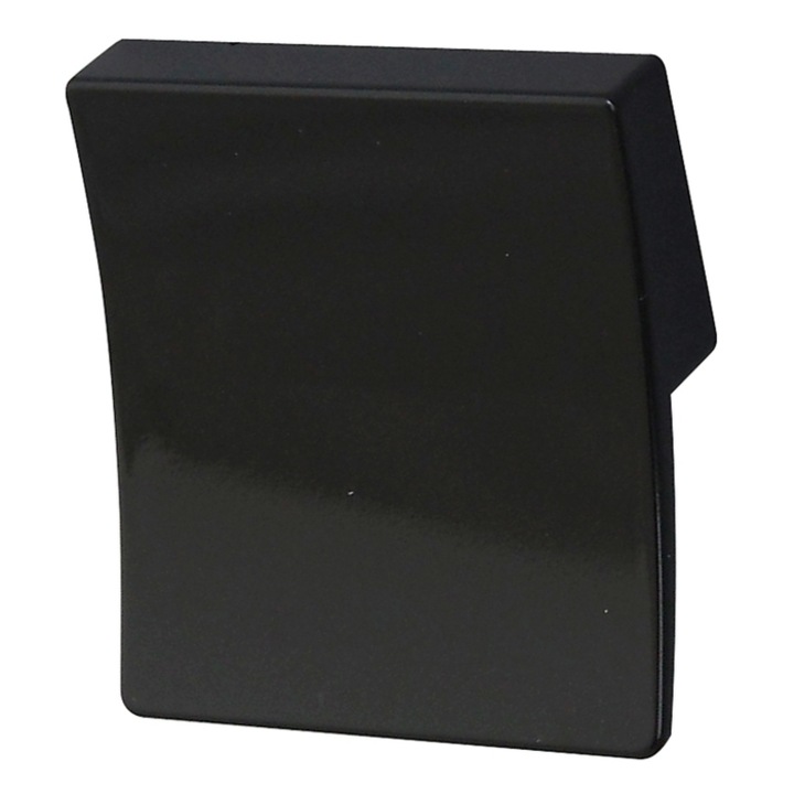 Maner pentru mobila, din plastic, finisaj negru, M 484.65.19, 32 mm