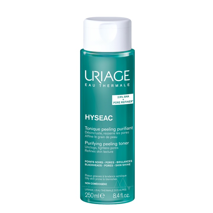 Тоник Uriage Hyseac, Почистващ и ексфолиращ, 250 мл