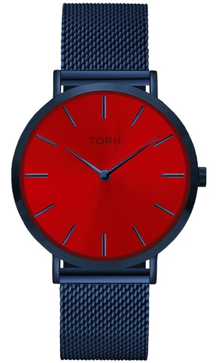 Ceas pentru femei si barbati TORII N38NM.TN, clasic de moda, bleumarin