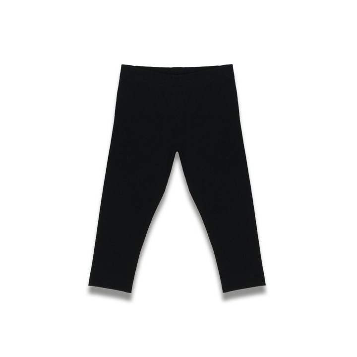 Nicol, Leggings lányoknak, pamut, fekete, Fekete