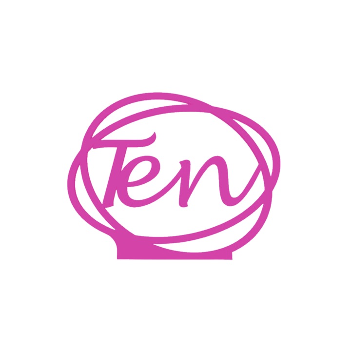 Сватбена украса за маса, "TEN", зала за събития, 163 X 202 mm светло лилаво