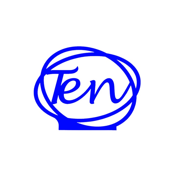 Ornament masa nunta, "TEN", sala de evenimente, 163 X 202 mm albastru