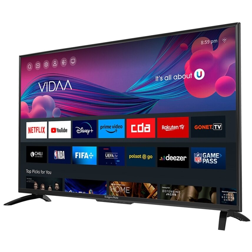 Televizor LED Kruger&Matz 101 cm 40" KM0240FHD-V, Full HD, Smart TV, WiFi, CI+