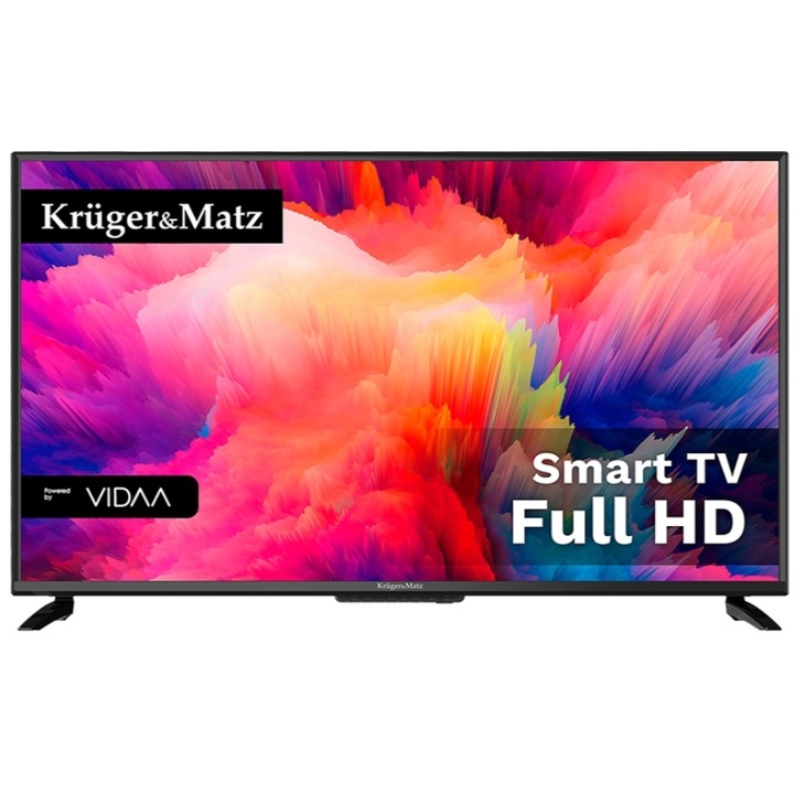 Televizor LED Kruger&Matz 101 cm 40" KM0240FHD-V, Full HD, Smart TV, WiFi, CI+