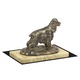 Angol cocker spániel kutya szobor, Art-Dog, valósághű részletek, kő alap, 30x20cm