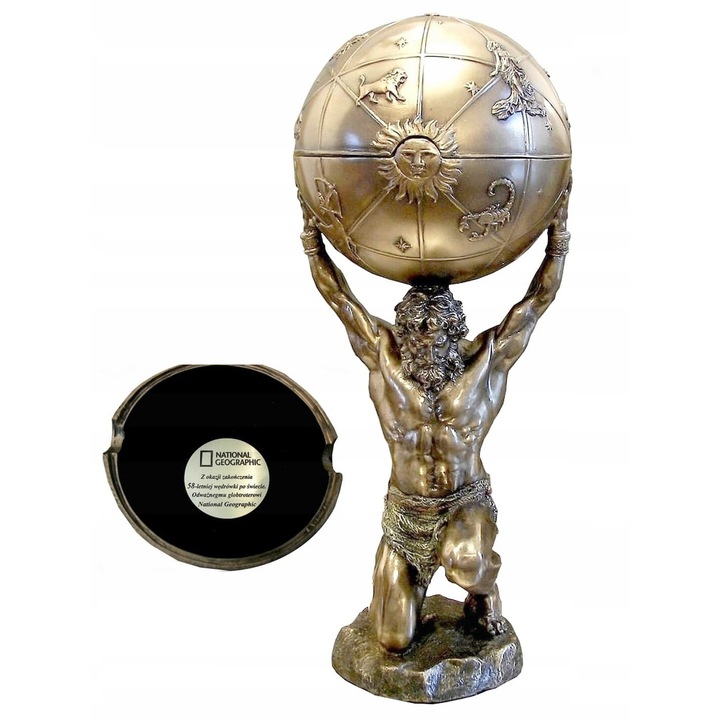 Фигура с кутия, Подарък за шефа, Атлас носещ Земята