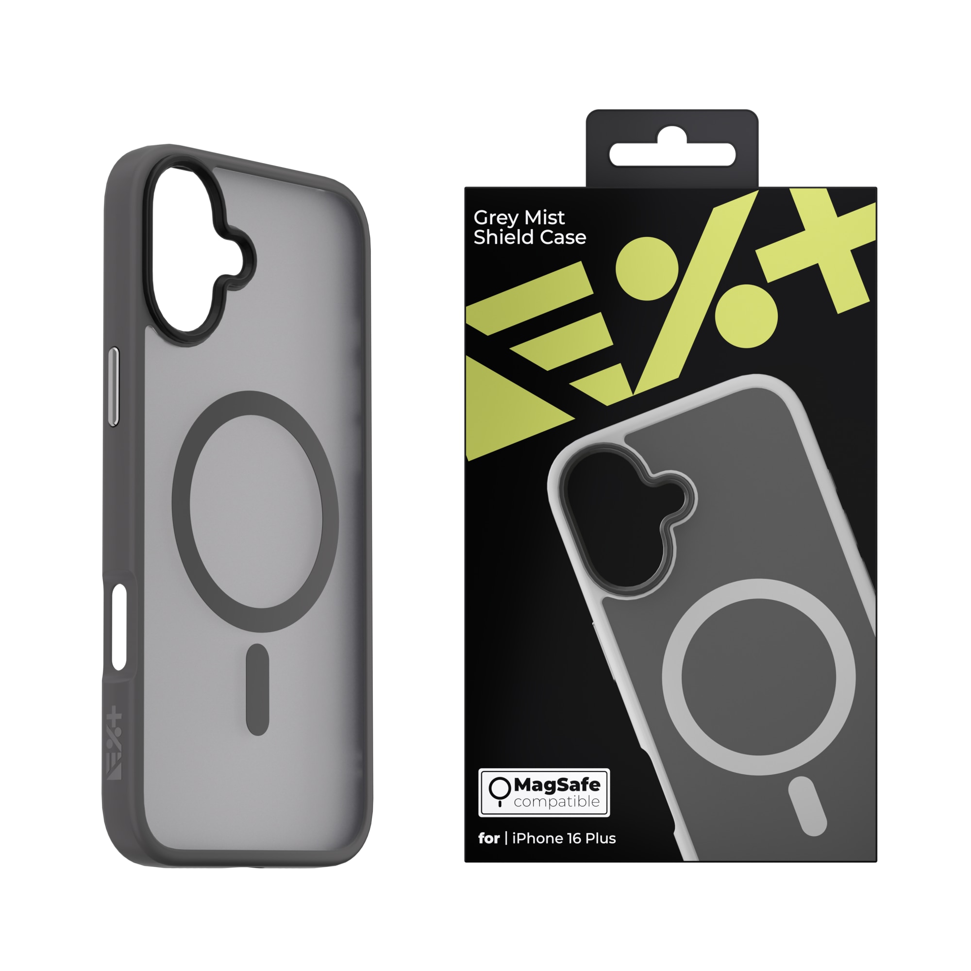 Husa de protectie NEXT ONE compatibila MagSafe pentru iPhone 16 Plus (2024), Gray Mist