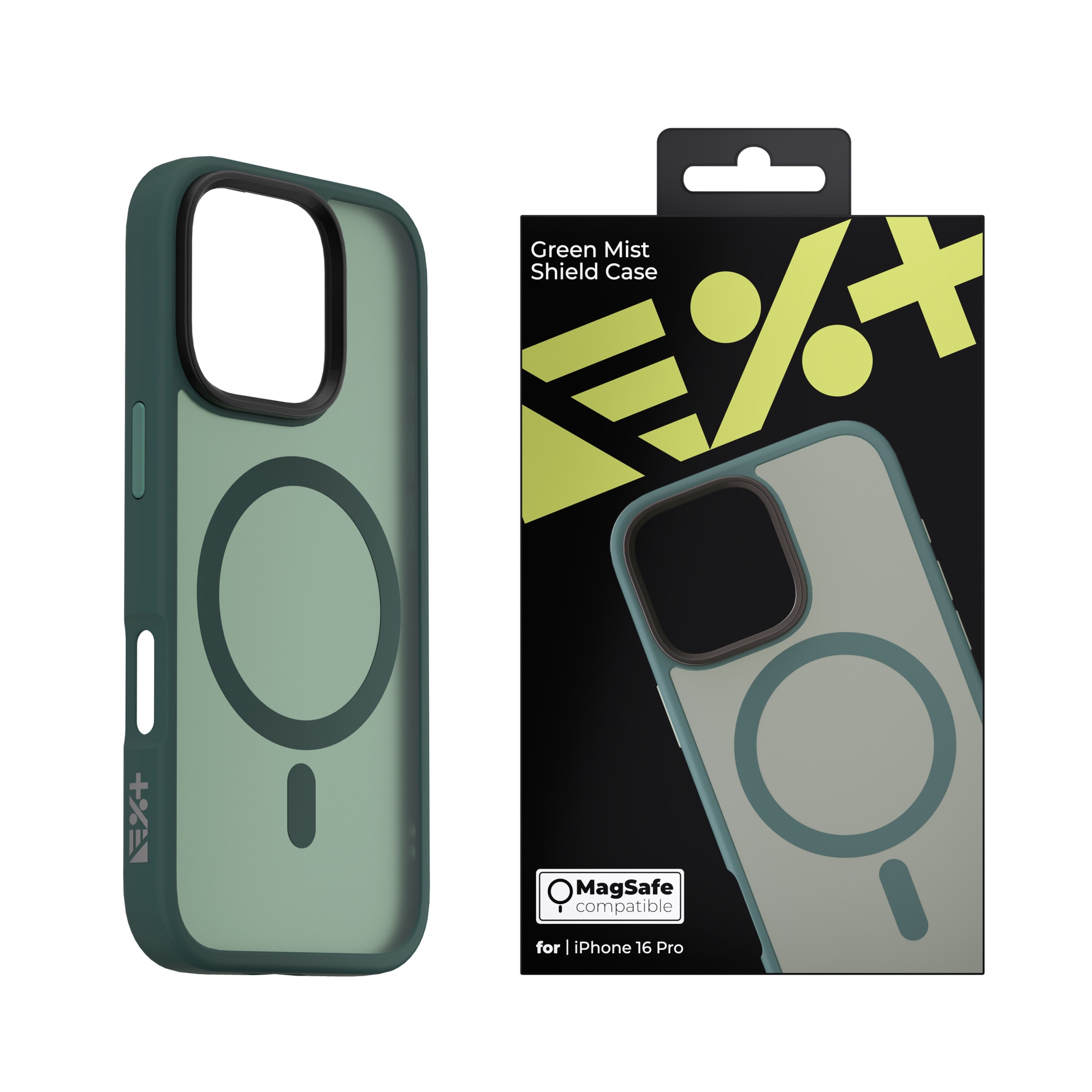 Husa de protectie NEXT ONE compatibila MagSafe pentru iPhone 16 Pro (2024), Green Mist