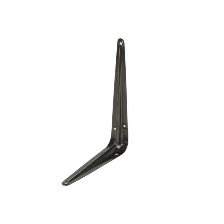 Consola standard, din tabla, neagra, 150 x 200 x 36 mm