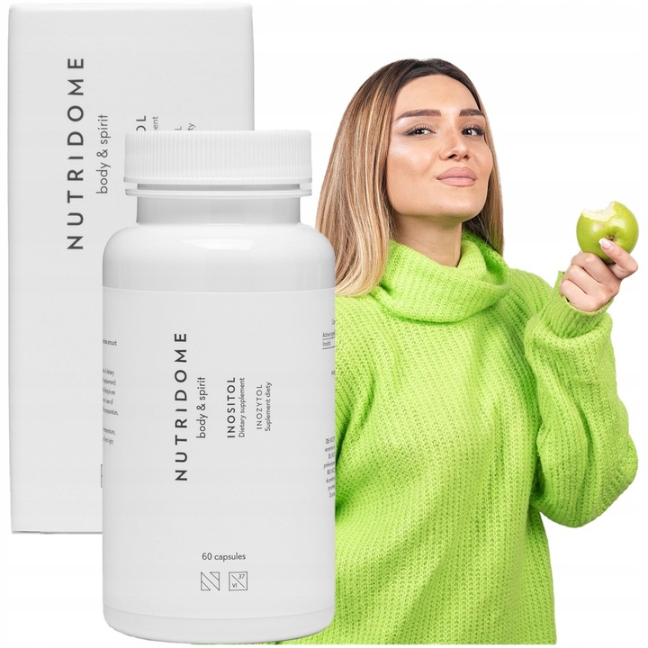 Supliment Alimentar, Nutridome, Inozitol 1000 Mg, Glicemie, Imbunatateste Sensibilitatea La Insulina, Sindromul Ovarelor Polichistice, Fertilitate, 60 Capsule