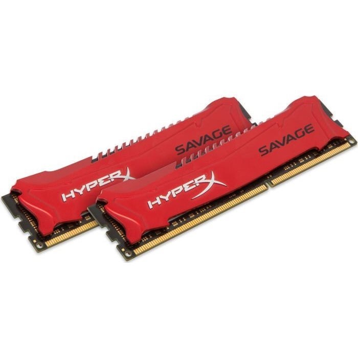 Memorie HyperX Savage Red 16GB, DDR3, 1600MHz, CL9, 1.5V, kit