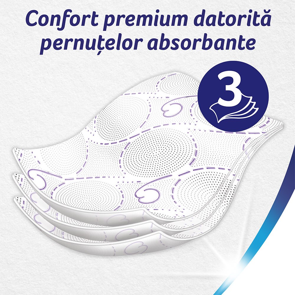 Hartie igienica Zewa Deluxe Lavender Dreams, 3 straturi, 8 role