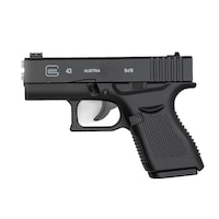 Pistol de jucarie, MAT Group, metal/ABS, 800 bile 6mm, 15x11 cm, Negru