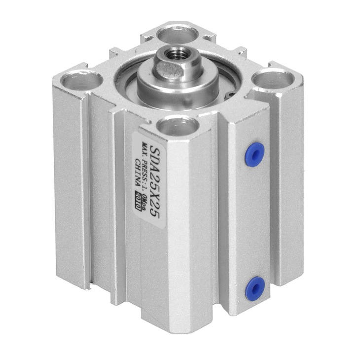 Cilindru de aer din aluminiu subtire cu dubla actiune componente pneumatice accesorii alezaj 25mmSDA25x25