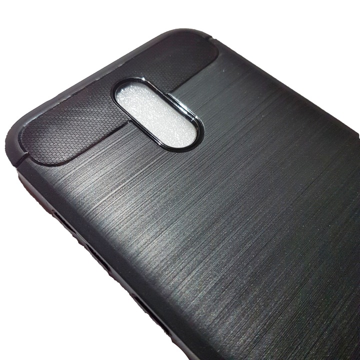 Защитно покритие, Carbon Case, за Len Moto G5S, Черен