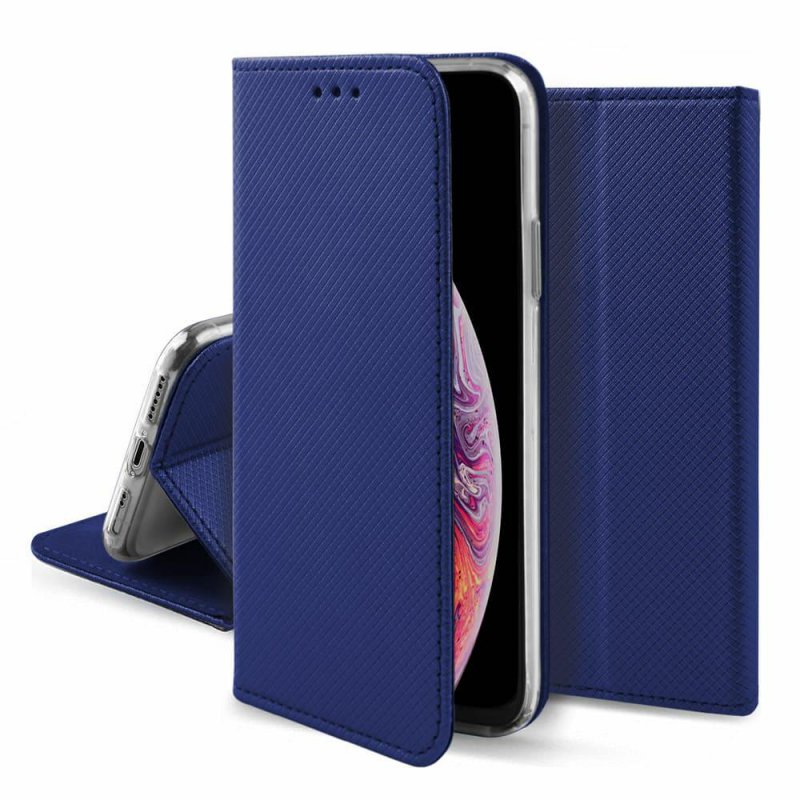 Husa tip carte Magnet Case pentru Redmi Note 11 Navy Blue