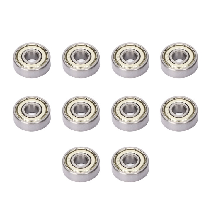 Set 10 rulmenti cu bile cu caneluri adanci 6x17x6mm, Enforose