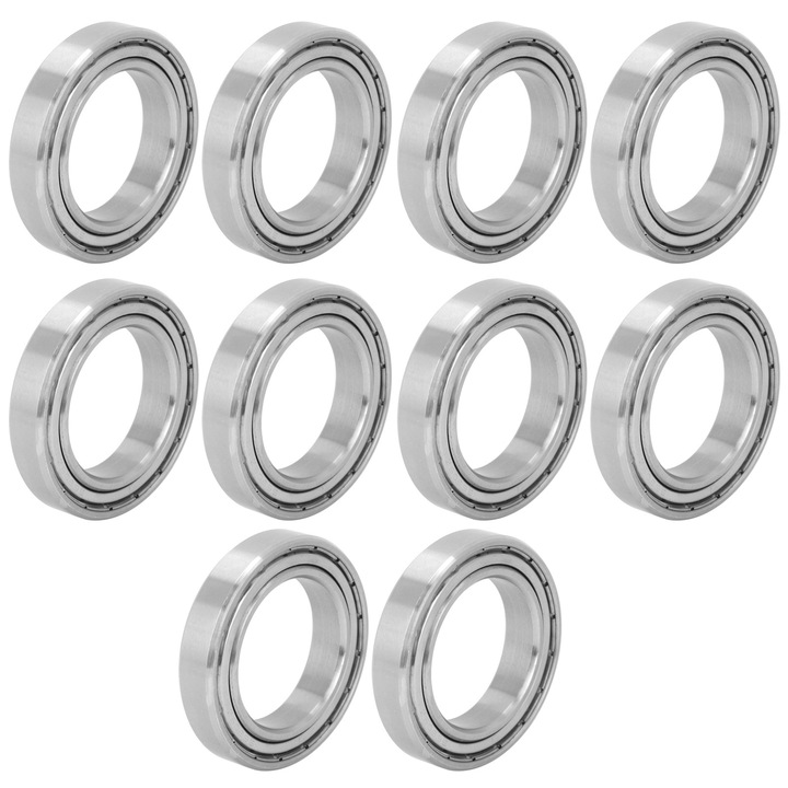 Set 10 rulmenti cu bile Enforose din otel inoxidabil, 30x47x9mm, pentru patine cu rotile