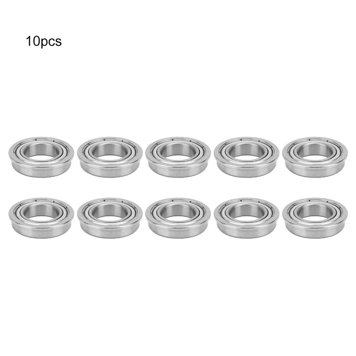 Set 10 buc Rulment cu bile F6800-ZZ, Enforose, 10x19x5mm, otel, canelura adanca