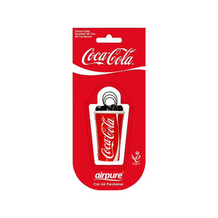 AIRPURE Odorizant auto auto, sticla 3D, Coca-Cola original