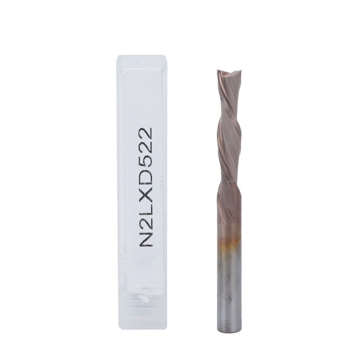 Freza cu doua taisuri, Enforose, otel tungsten, culoare bronz antic