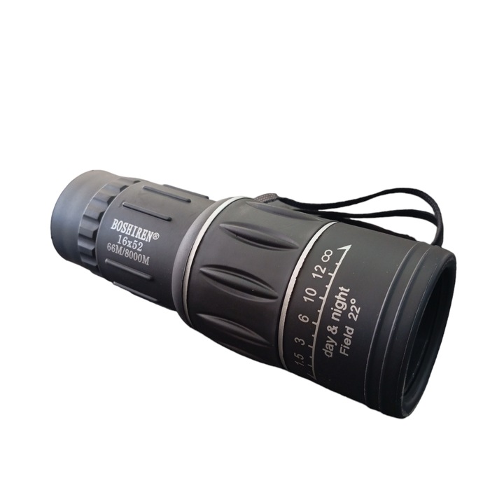 Boshirem Binocular, távcső vízálló, páraálló 16x52, 66M/8000M, fekete