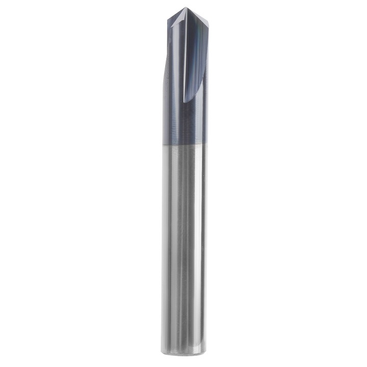 Burghiu cu freza pentru tesire cu 3 caneluri, otel tungsten, 120° CNC.
