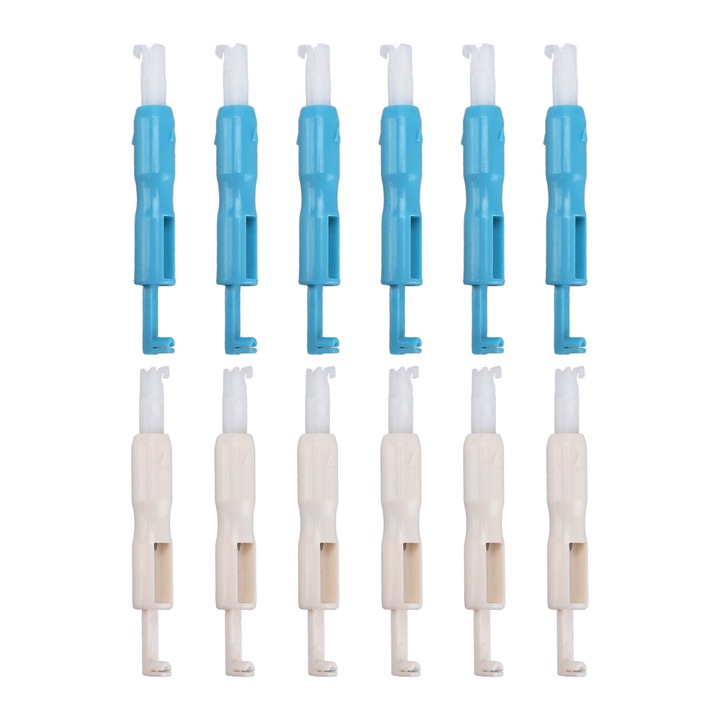 12 darabos multifunkcionális tűbefűző készlet varrógéphez, Jormftte, biztonságos, tartós