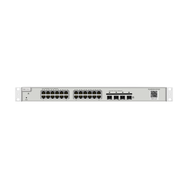 Kapcsoló 24 Gigabit port, 4 SFP+ port, L3 Cloud Management - Ruijie RG-NBS5200-24GT4XS