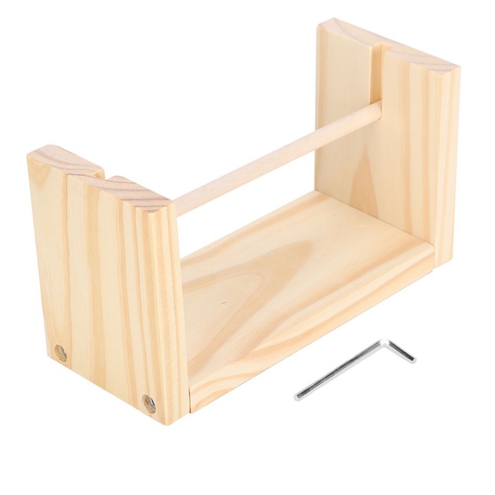 Suport pentru tesut sfoara, Enforose, lemn, 24 cm