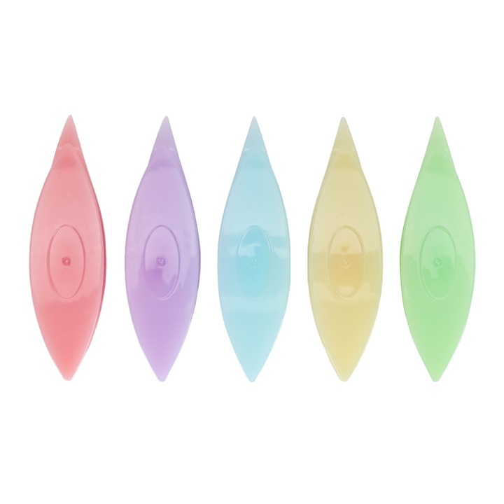 Комплект от 5 совалки за плетене на една кука Enforose, многоцветни, 8x2.3x1см