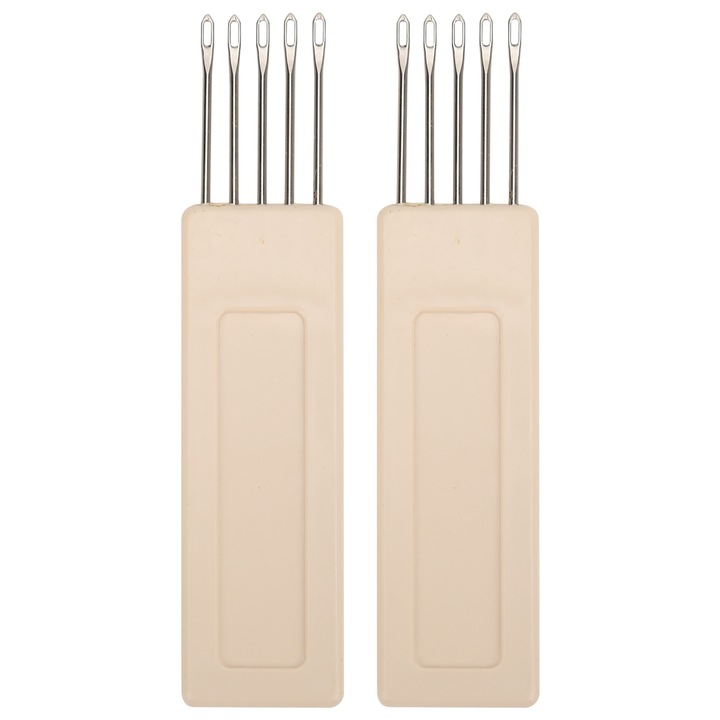 Set 2 Piese Unelte Transfer Ac, Enforose, Plastic si Otel Inoxidabil, pentru Masini de Tricotat