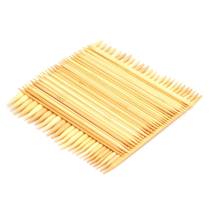 Jormftte 75 db-os karbonizált bambusz kötőtű készlet pulóverekhez, lábbelikhez, kalapokhoz, kesztyűkhöz