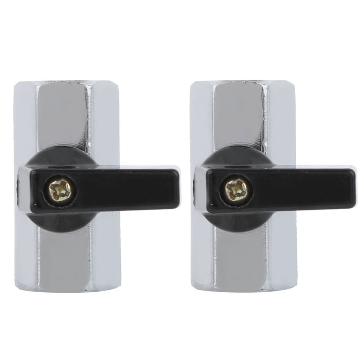 2 db. sárgaréz golyóscsap készlet, G3/8in menet, vízhez és olajhoz