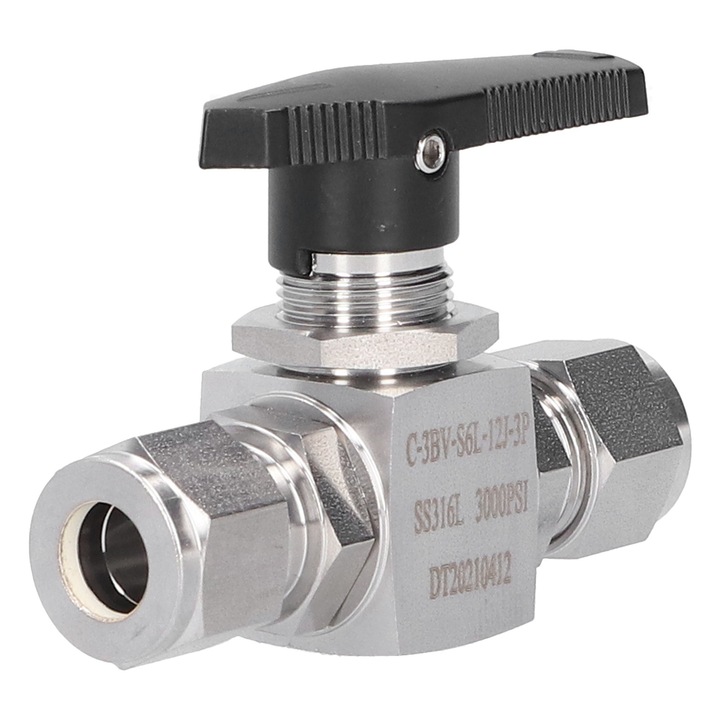 Golyóscsap, Jormftte, rozsdamentes acél 316L, 12mm, 3000psi, 9mm