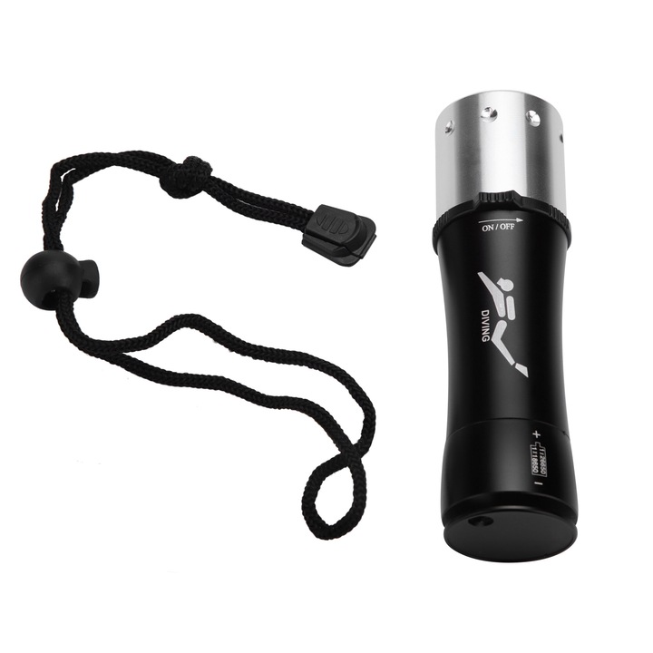 Professzionális búvárlámpa Mágneses vezérlésű kapcsoló 3 üzemmódú állítás