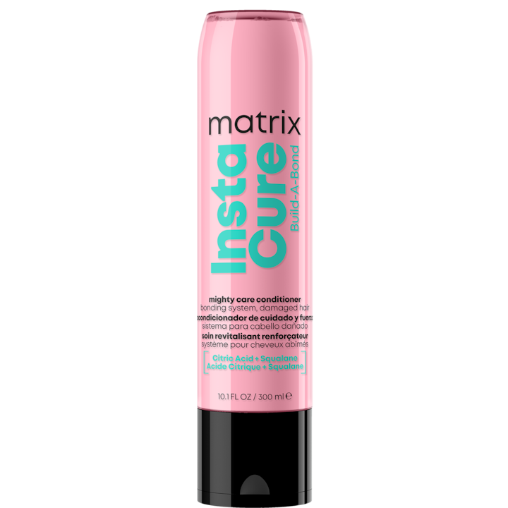 Балсам Matrix Instacure Build-A-Bond Mighty Care, За увредена коса, с лимонена киселина и сквалан, 300 мл