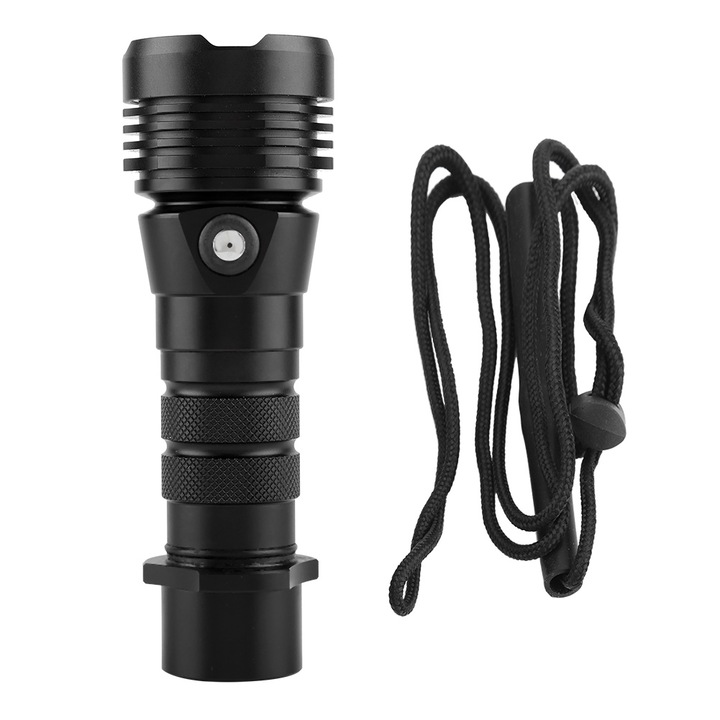 Подводни фенери Jormftte, LED, 1000 лумена, дълбочина на гмуркане 80 м, 15,2x5 см