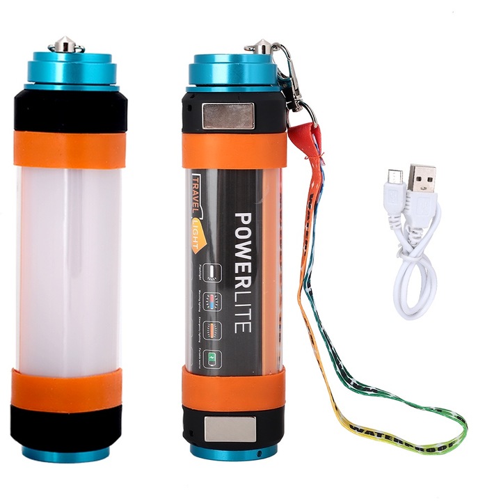 Фенер Jormftte T-30, водоустойчив IP68, 7800mAh, SOS режим, 29см