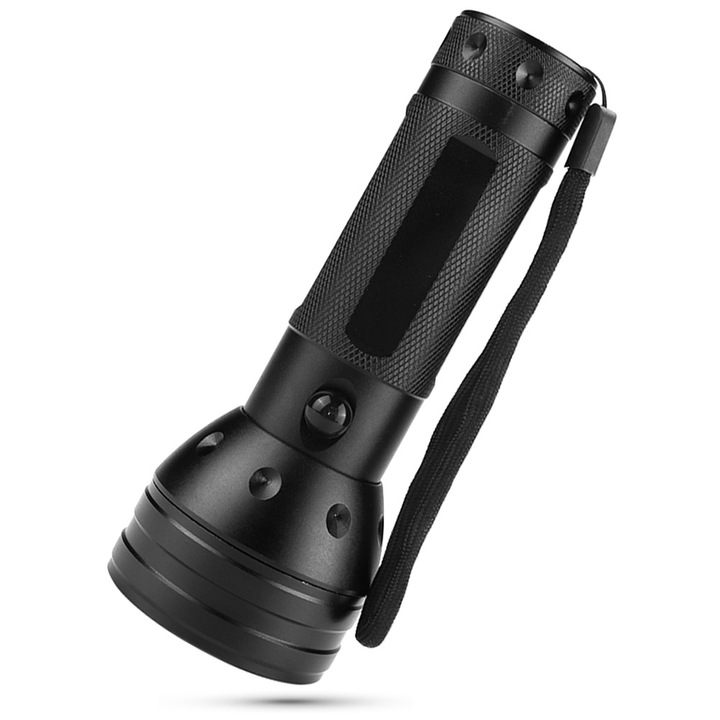 Jelzőlámpa, hordozható piros zseblámpa 51 LED-del, kültéri kempingezéshez, túrázáshoz, vadászathoz