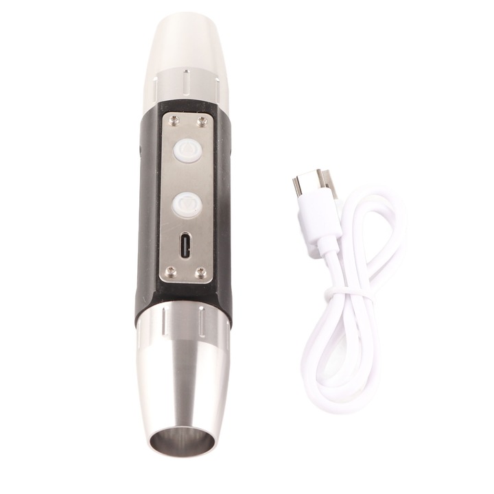 Нефритено фенерче, Longziming, 6 източника на светлина, USB презареждаемо, 14.7x3x3cm