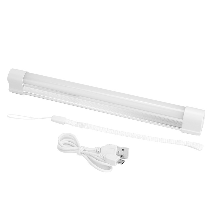 Jormftte LED къмпинг фенер, водоустойчив, с магнит, 34x3.1cm, 1200LM