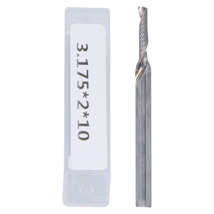 Set 5 freze CNC Enforose 3.175x2x10mm, din otel tungsten, rezistente la uzura